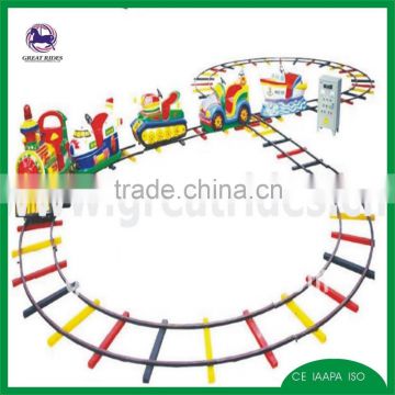 children santa train cartoon track train