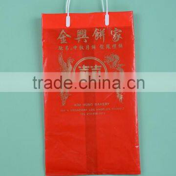 Good price po plastic red bag with your printing