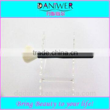 Single Black Blush Brush White Goat hair Makeup Brush