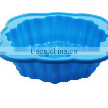 Hot Sell LFGB FDA Silicone Flower Shaped Cake Mold