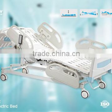 Five-function electric cheap aluminum material type turnover hospital medical orthopedic care bed