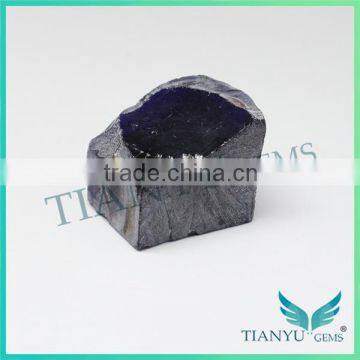 China wholesale bulk rough gemstones fancy nano sital blue sapphire gemstones in the rough