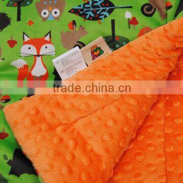 Leading manufacturer of gorgeous knitted polyester swaddling filling quilt