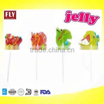 Different Fish Shapes Soft Jelly lollipop