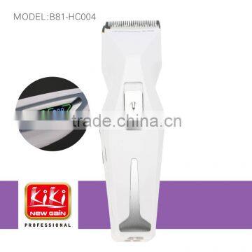 Rechargeable waterproof Hair Clipper.Zinc-plated titanium.NI-MH battery.professional.Hair Trimmer. ceramic blade