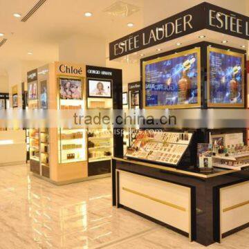 Floor Standing High-end Nice Cosmetic Display Stand Witn LED