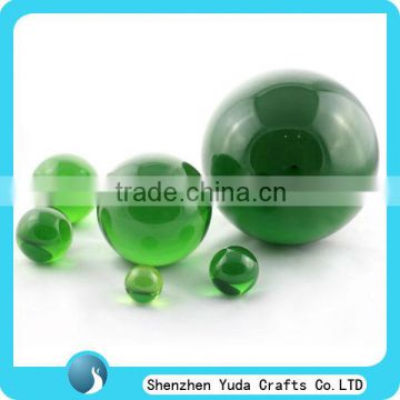 shenzhen acrylic contact juggling balls manufacture,green solid balls