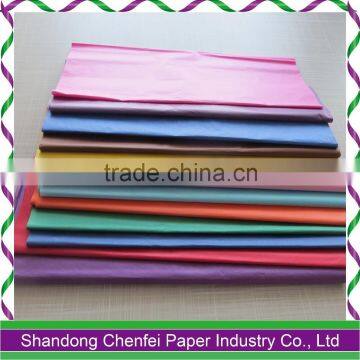 Wholesale 14gsm/17gsm Color Tissue Paper /wrapping Tissue Paper