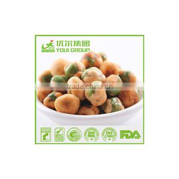 HACCP,ISO,BRC,HALAL Certification spicy green peas with best quality and hot price