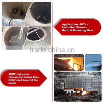 MS Steel Melting Furnace Neutral Working Lining Ramming Mass photo-2