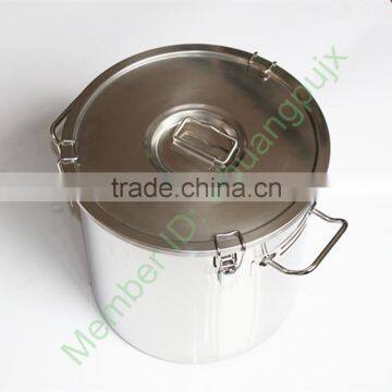 170Liter Corrosion Resistant Stainless Steel 304Material Milk Drum With Sealing Cover for Portable Milking Machine photo-2