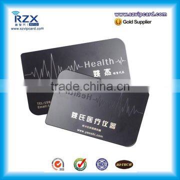 Stainless Steel Matt Black Metal Business Card With High Quality photo-3