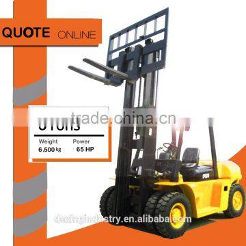 Brand New Diesel Forklift Truck 5000 kg with dual wheels, Optional triplex, side shift, Cab, positioner