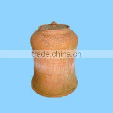 Terracotta plant tool rhubarb forcer