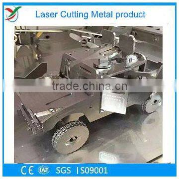 Laser Cutting stainless steel car