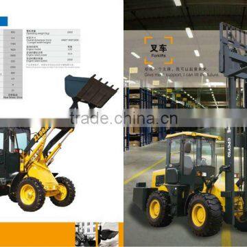 ZL08A Wheel Loader,800kg Mini Loader photo-3