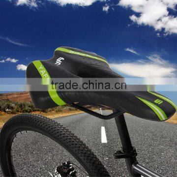 YAFEE - 1019 Sports Bicycle Saddle MTB Prolong Saddle PU Leather Hollow Saddle Racing Bicycle Parts