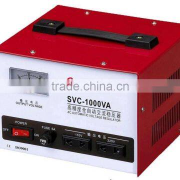 Single Phase High accuracy full-automatic AC voltage Stabilizer(Common Type) SVC-1000VA