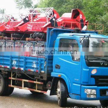 dry and muddy field widely use mini rice combine harvester