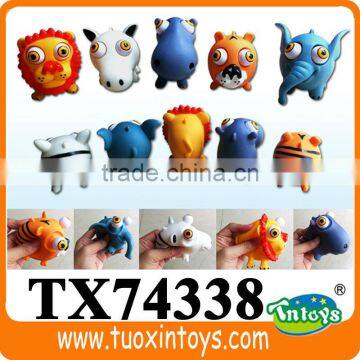 mini rubber animals, small rubber animal toys