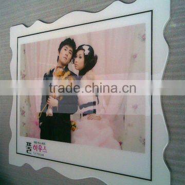 Photo Frame Edge Grinding Machine With Dust Removing