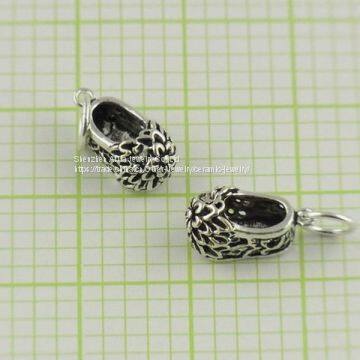 Flower Shoes DIY Sterling Silver Jewelry Beads For Christmas photo-3