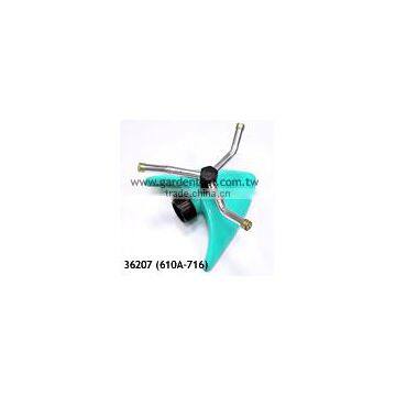 Rotary Aluminum 3-Arm Sprinkler With Heart Base