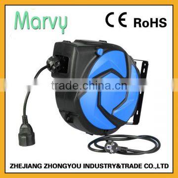 230V pvc coated cord reel mini retractable wire reel