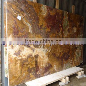Best Quality Modern BROWN GOLDEN ONYX COUNTERTOPS photo-3