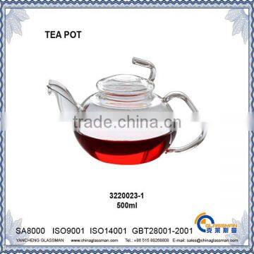Hot Sale Fancy Borosilicate Glass Tea Pot TP023 photo-1