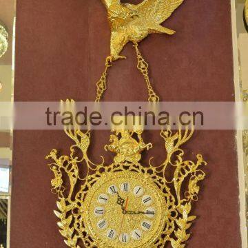 Vintage Metal Copper Art Clock, Creative Design Desk Clock, Home Decorative Art and Craft photo-3