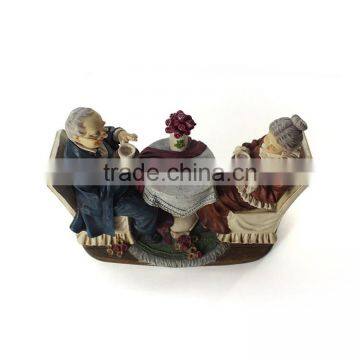 Artificial Souvenir Family Couple Sculpture photo-3