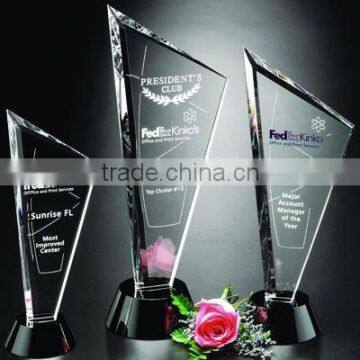 2016 elegant crystal torch trophy