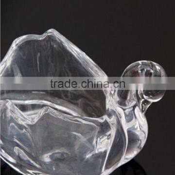 With 10 Years Experience Factory Offer Wholesale Swan Shape Glass Candy Box photo-3