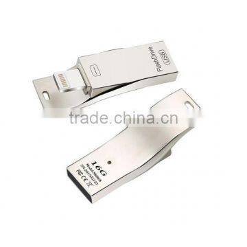 Metal Pen Drive USB Memory Stick Mobile Otg Micro Usb Flash Drive 8G 16G 32G 64GB For IPhone photo-2