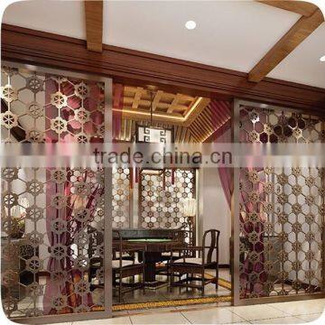 Decorative Laser Cut Stainless Steel Hall and Dining Room Partition photo-2