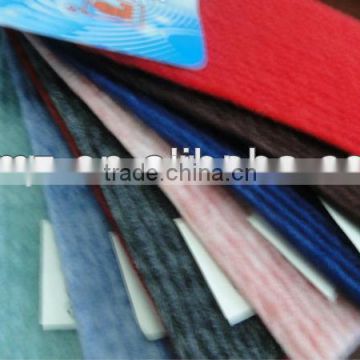 Non-woven needle punched felt exhibition carpet/carpet felt roll