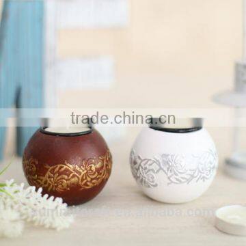 Wholesale Round Resin Candle Holder photo-2