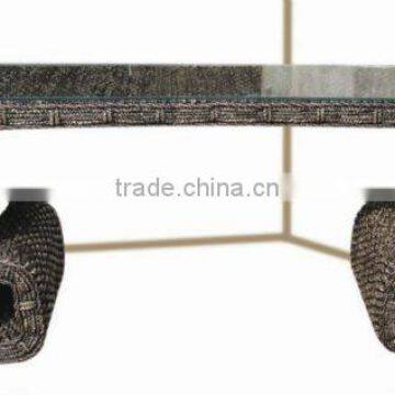 3 pcs Chat Table Set/water hyacinth rattan relegant chat table set 2012