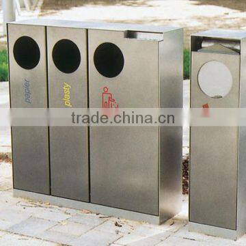 Arlau Metal Steel Street Sorted Trash Can photo-2