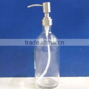 Shandong Zibo 450ml small glass bottle and 900ml big glass bollte