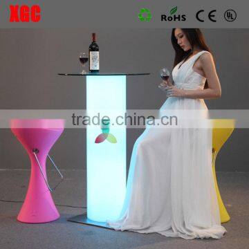 white colored furniture with lighting show GF305