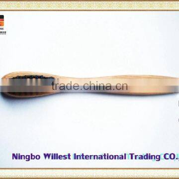 Black Hard Bristle Family Adult Bamboo Toothbrush With Names photo-4