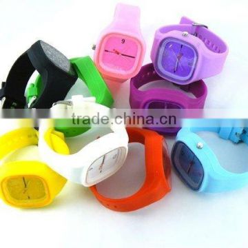 cheap silicone watches silicone led watch silicone jelly wrist watch