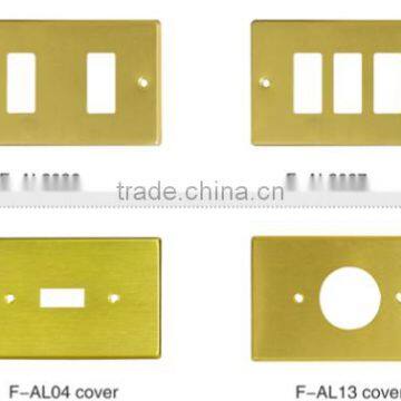 Gold Silver Color European Light Waterproof Socket Cover photo-2