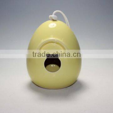 Ceramic Egg Shape Bird House photo-2