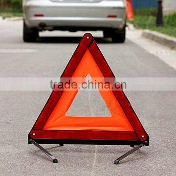 OEM GB fault car warning triangle warning sign car parking with a tripod vehicle reflective triangle