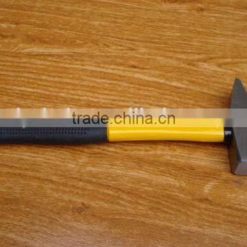 machinist tools, forged machinist hammer with wooden/fibre glass/plastic-coating handle