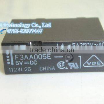 F3AA005E DC5V 5A 250V~AC 5A30VDC relay 4Pin 20.3*7*15mm FT relay In stock~