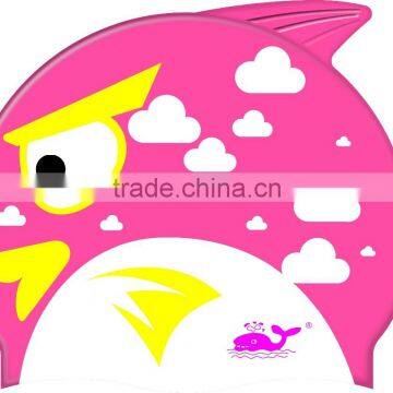 High Quality Shark Swimming Caps Colorful Baby Swim Cap Rubber Swim Cap for Youth photo-3